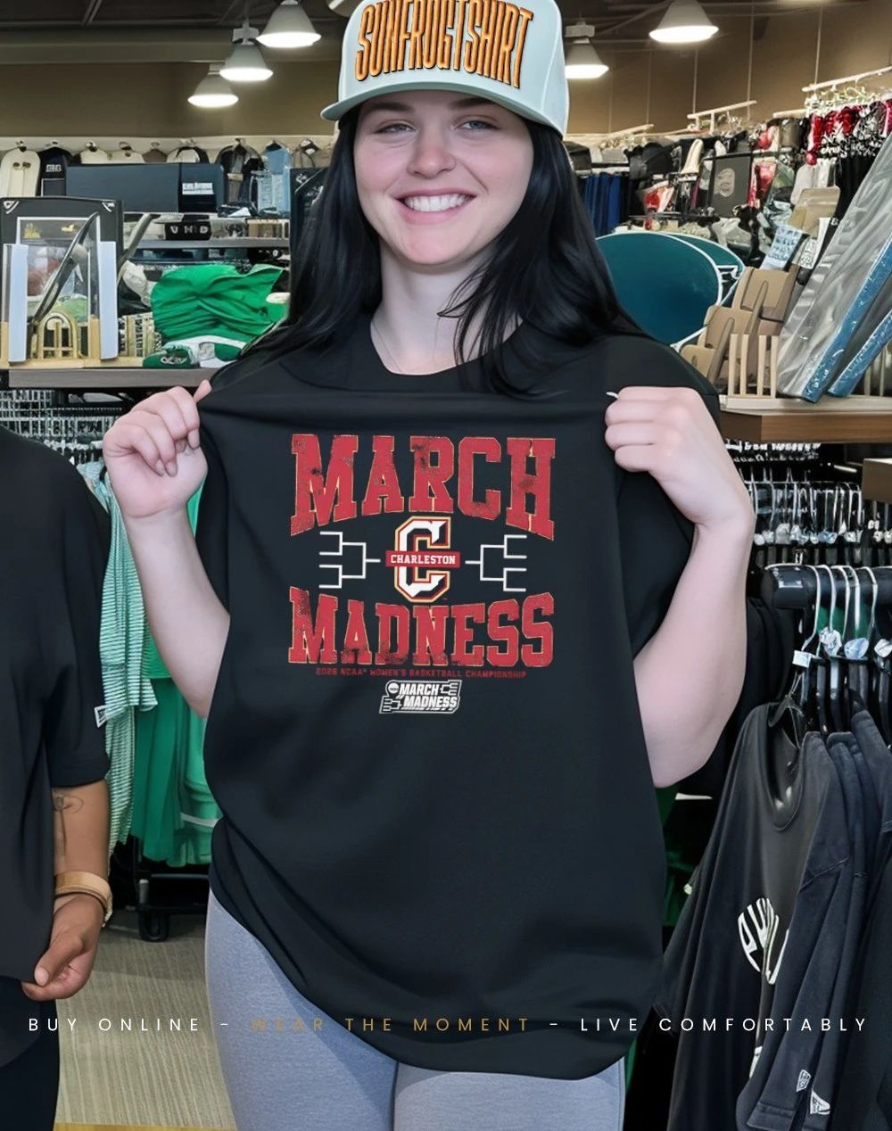 Charleston Cougars WBB 2026 March Madness logo shirt