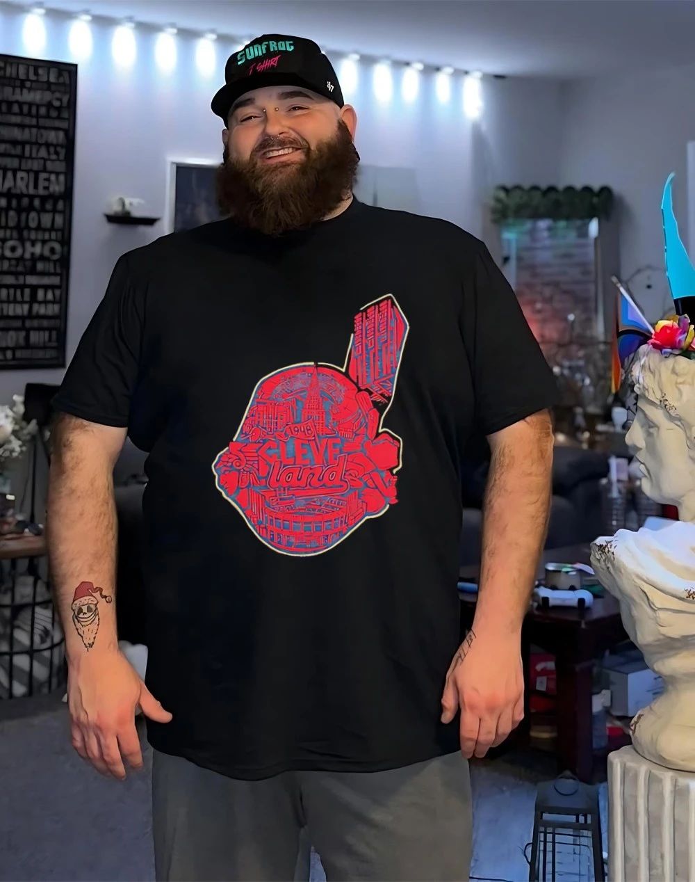 History of Cleveland Baseball logo graphic shirt