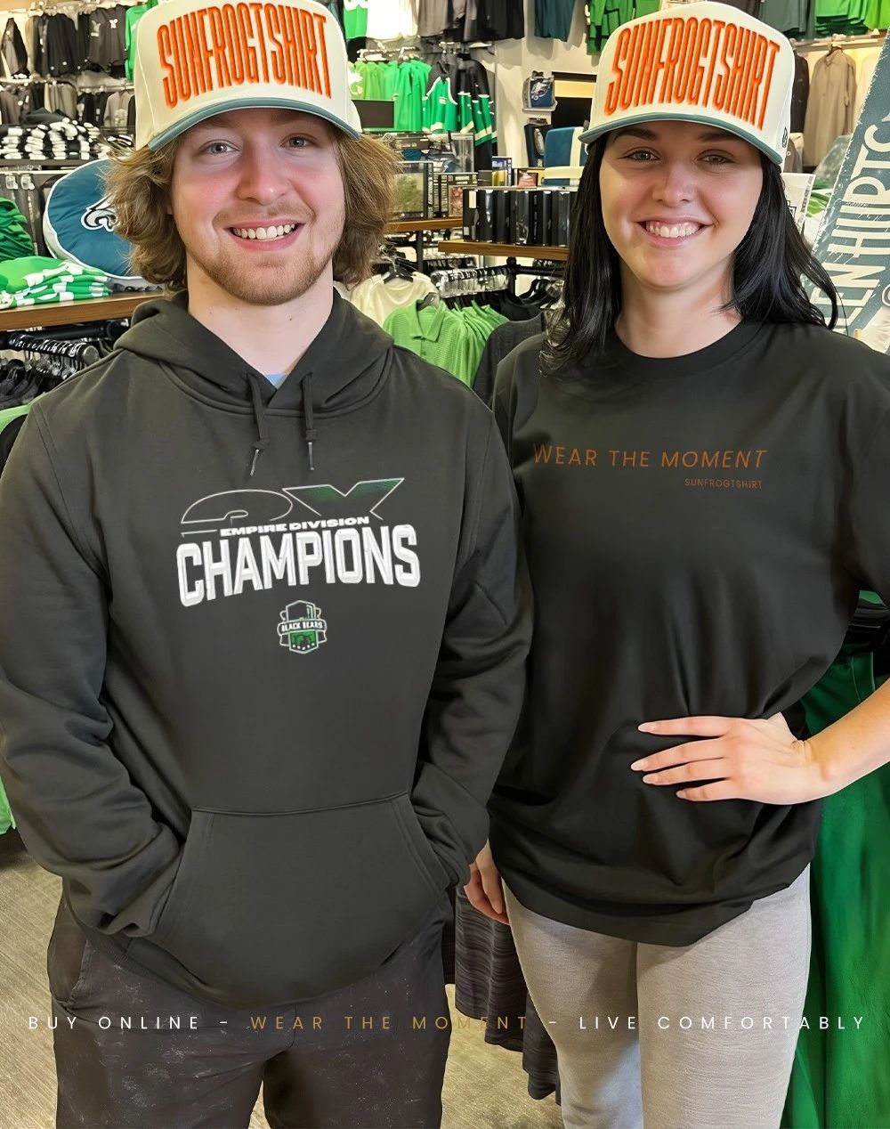 Binghamton Black Bears 2026 Empire Division Champions shirt