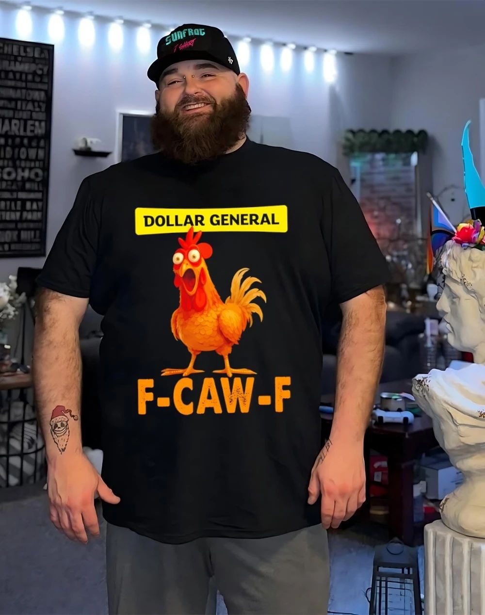 Dollar General F-CAW-F Chicken funny shirt