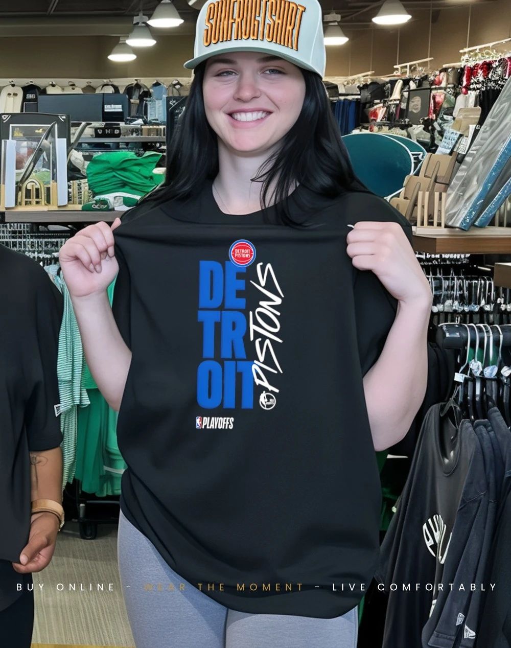 Detroit Pistons 2026 NBA Playoff Black shirt