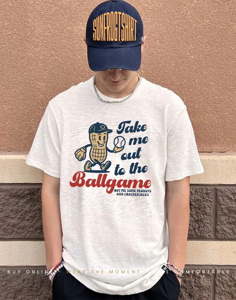 Take me out to the Ballgame buy me some peanuts and crackerjacks shirt