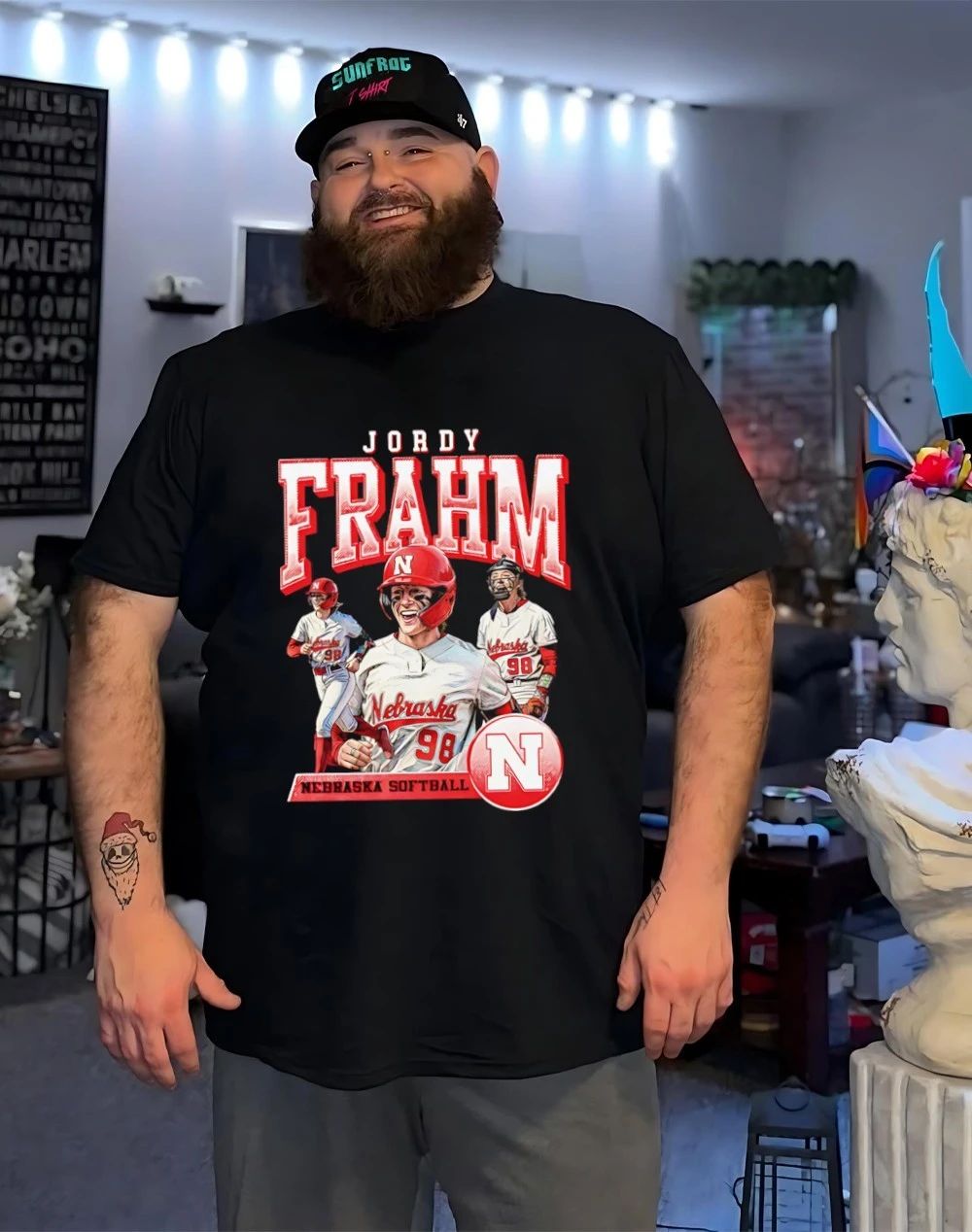Jordy Frahm Nebraska Softball 90’s Graphic shirt