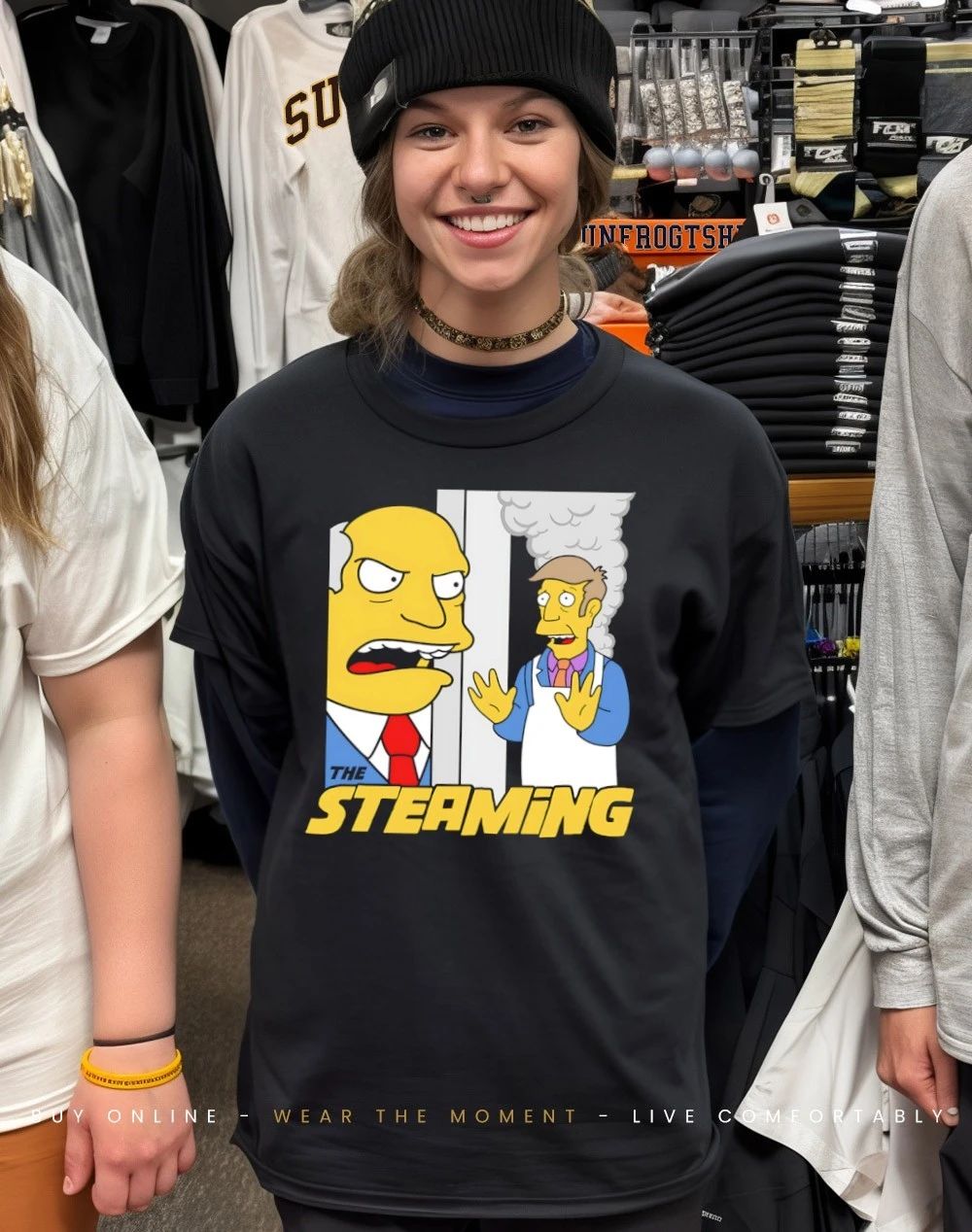 Simpson Principal Skinner the steaming shirt
