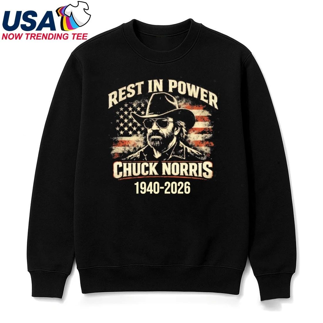 Rest In Peace Chuck Norris Tribute RIP Legend 1940-2026 Shirt