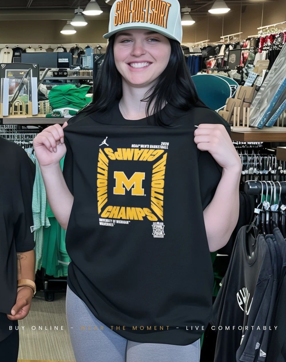 Michigan Wolverines 2026 NCAA Men’s Basketball National Champions Square Celebration shirt