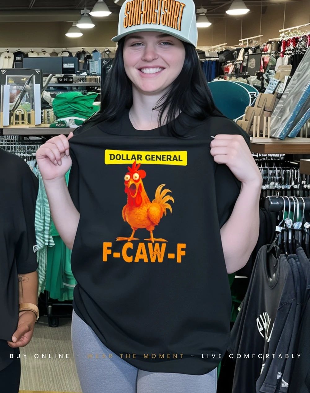 Dollar General F-CAW-F Chicken funny shirt