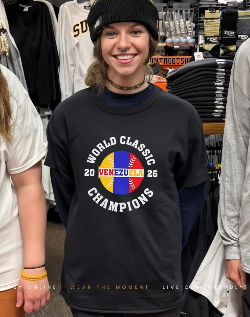 Venezuela Team 2026 World Baseball Classic Champions shirt