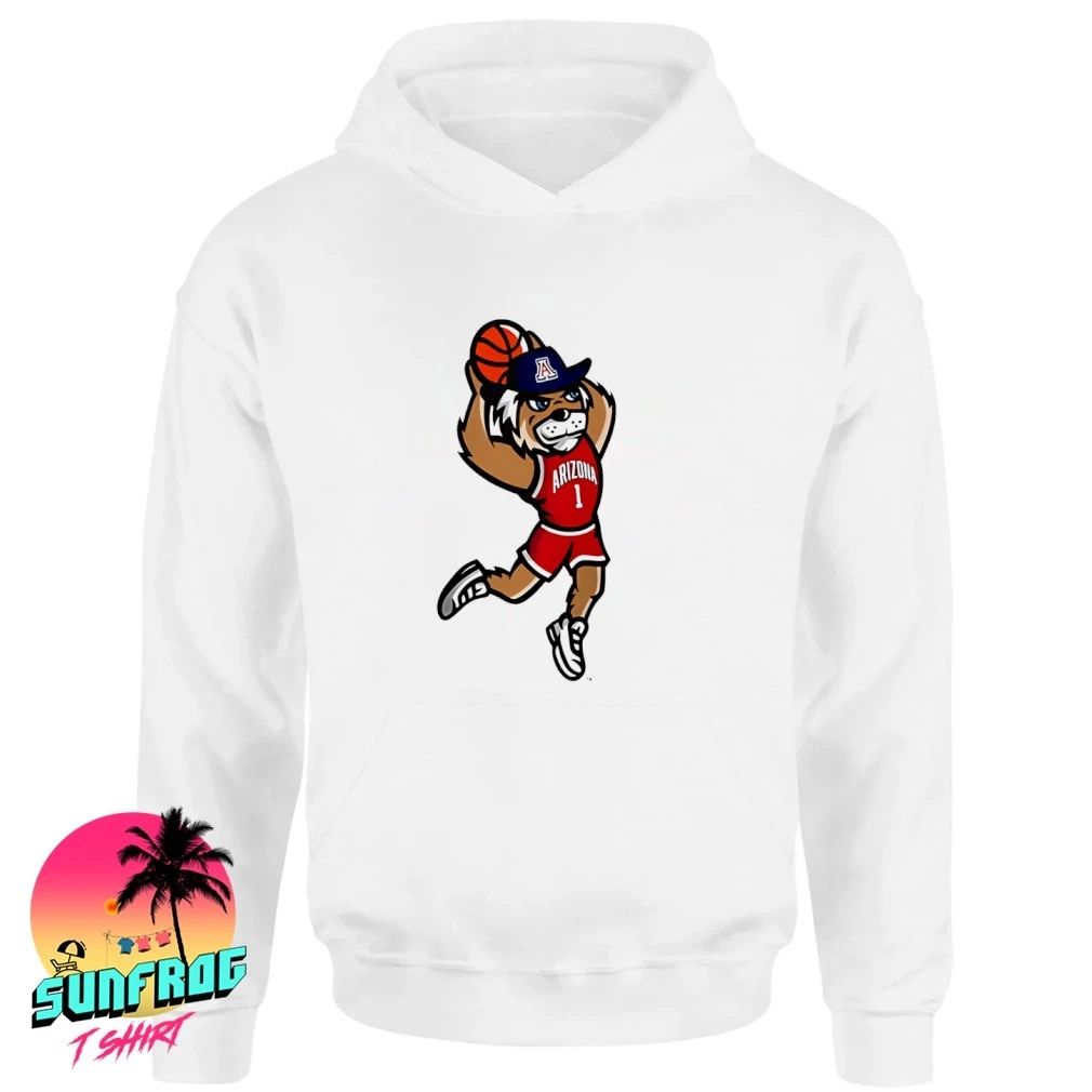 Arizona Wildcats Dunking Wilbur mascot shirt