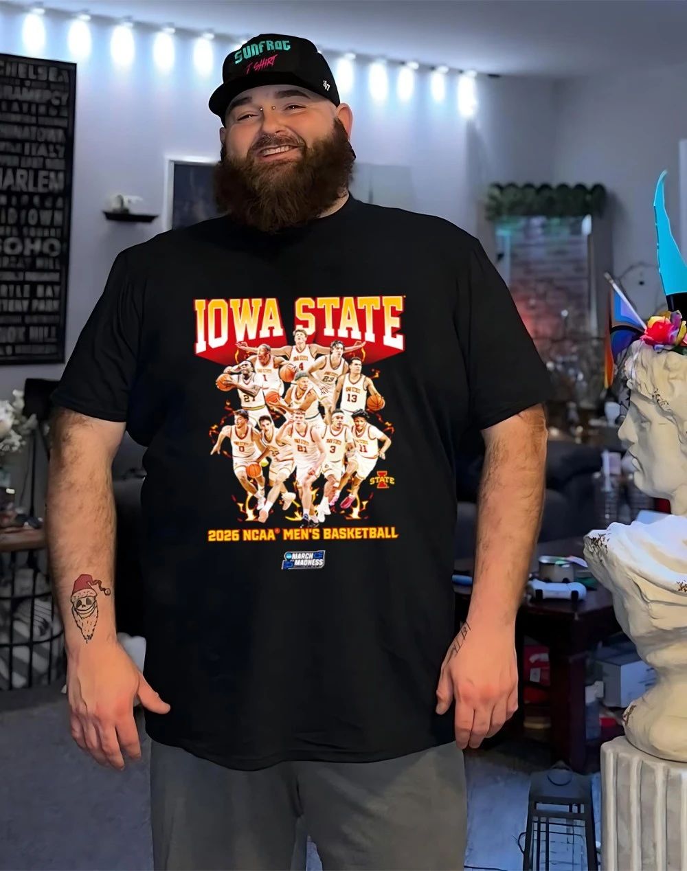 Iowa State Men’s Basketball NCAA March Madness 2026 Team Collage shirt