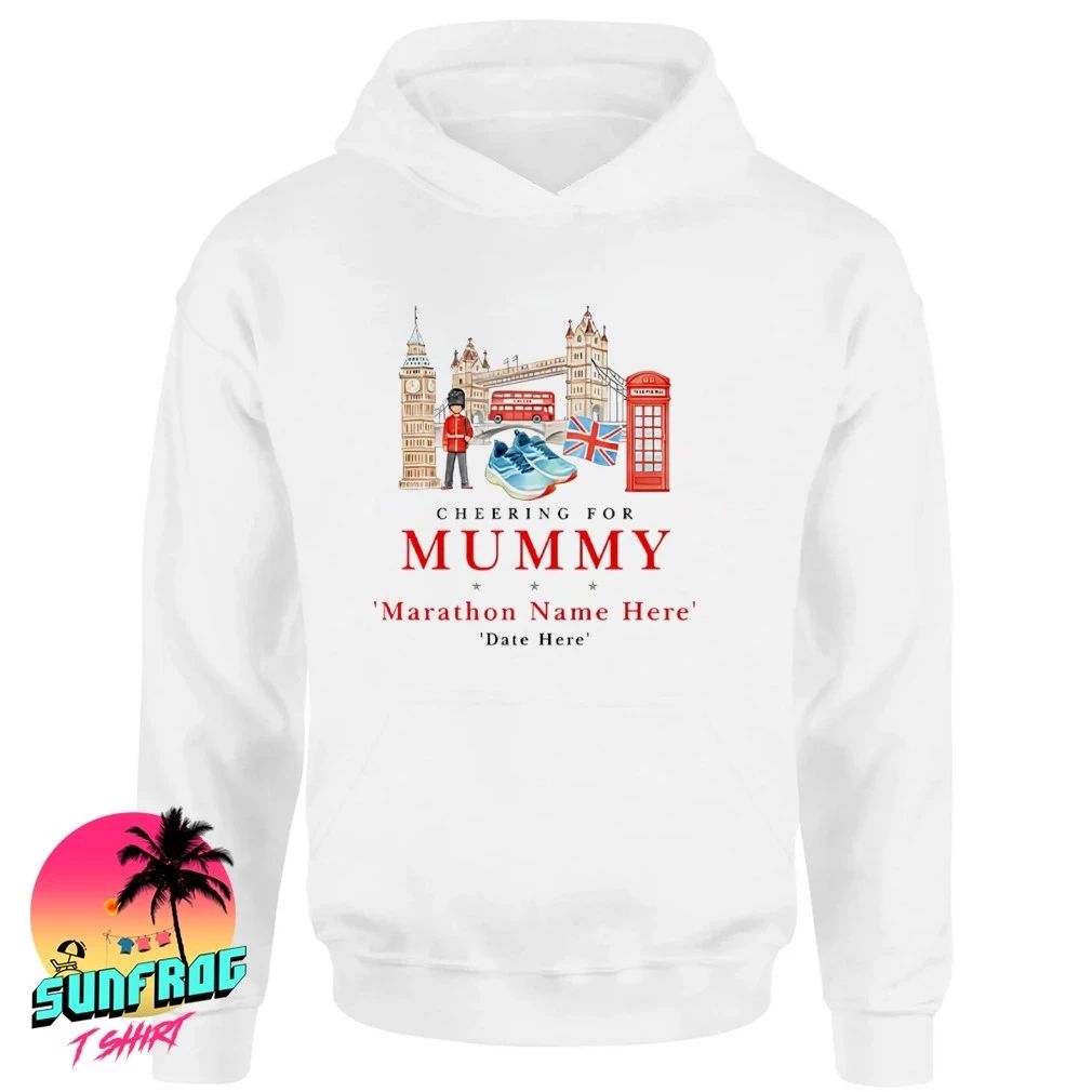 Marathon Supporters Cheering For Mummy Personalized Shirt