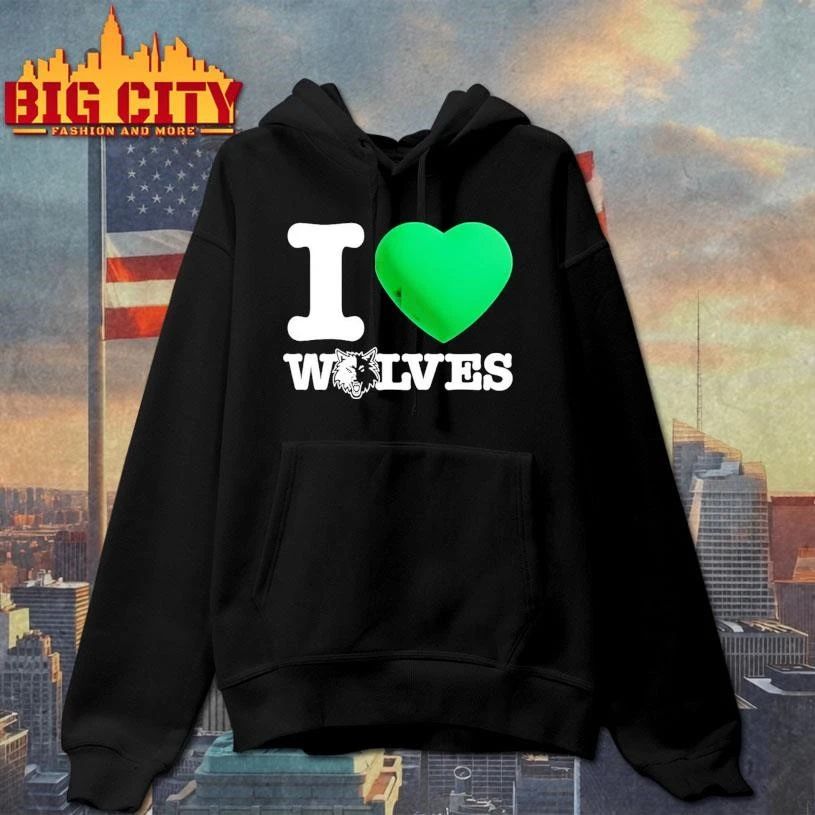 I Heart Wolves Minnesota Timberwolves 2026 Playoffs Shirt