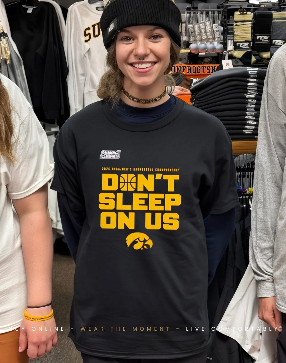 Iowa Hawkeyes 2026 NCAA Men’s Basketball Tournament March Madness Don’t Sleep On Us shirt
