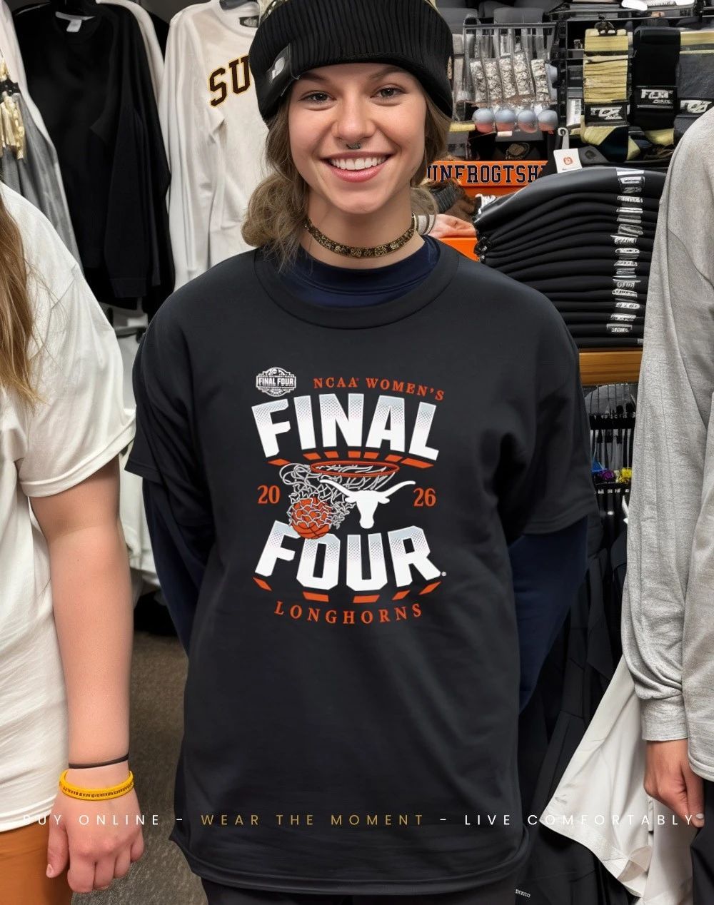 Texas Women’s Basketball 2026 Final Four Hoop shirt