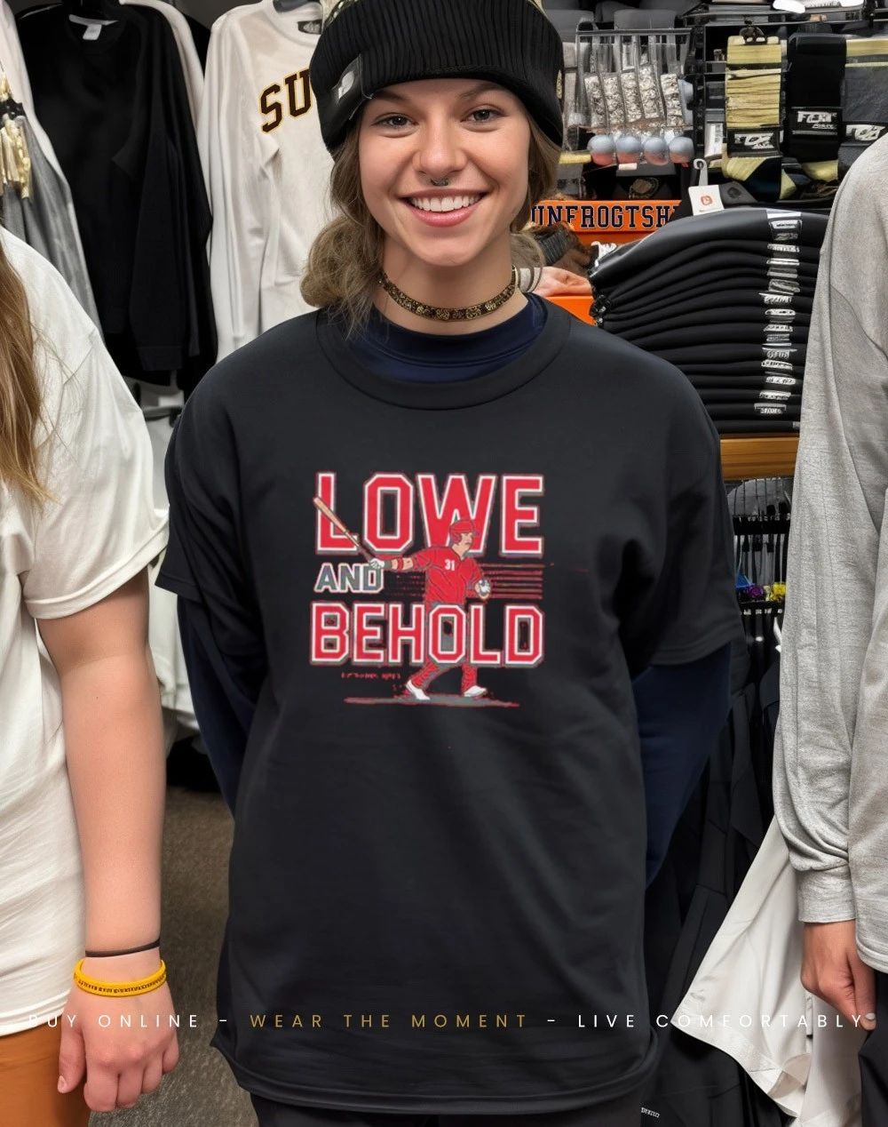 Nathaniel Lowe Cincinnati Reds Lowe and Behold shirt