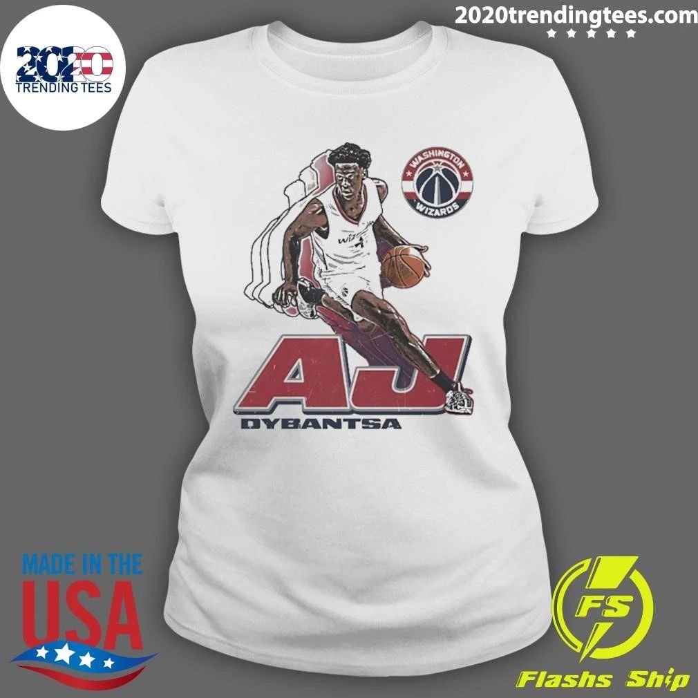 NBA Washington Wizards AJ Dybantsa Basketball Signature Shirt