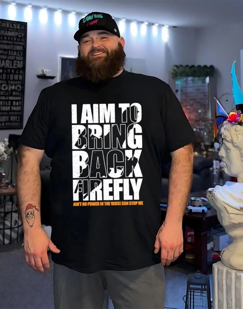 I aim to bring back firefly ain’t no power in the verse can stop me shirt