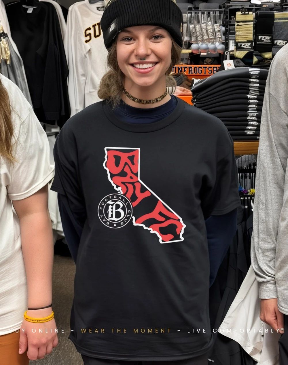 Bay FC Groovy State graphic shirt
