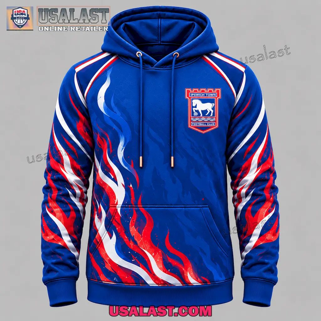 Ipswich Town Personalized Tracksuit Hoodie And Jogger Pant Set
