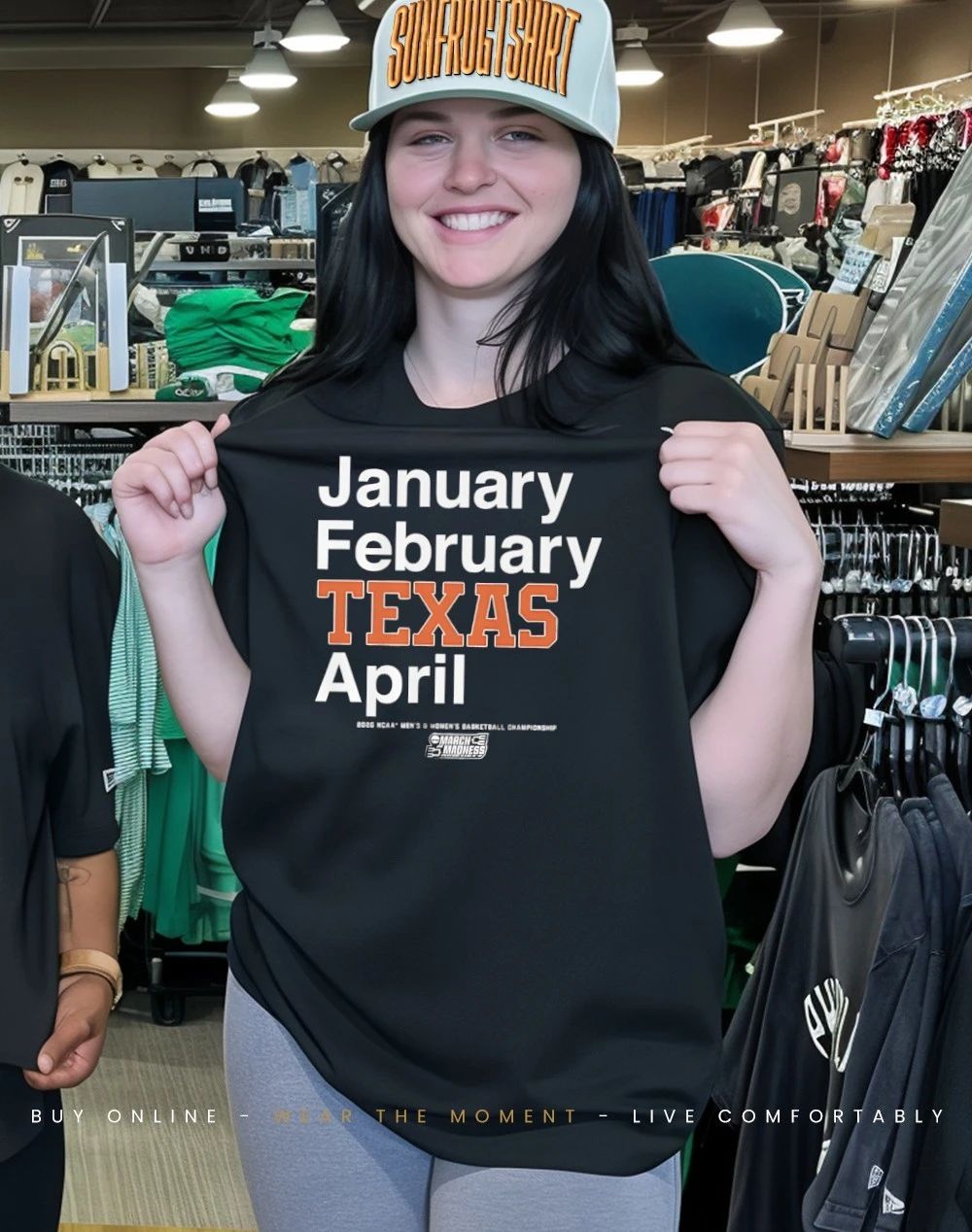 Texas Longhorns MBB & WBB 2026 March Madness Month January February Texas April shirt