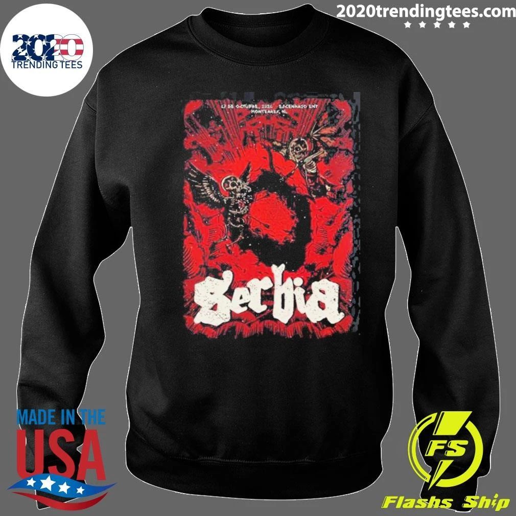 Serbia Monterrey NL 2026 Event Poster Live At Escenario GNP Seguros 17 De Octubre 2026 Essentials Shirt
