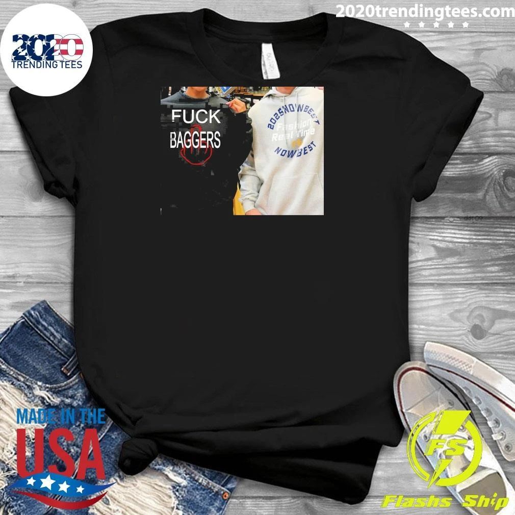 Fuck Baggers middle finger shirt