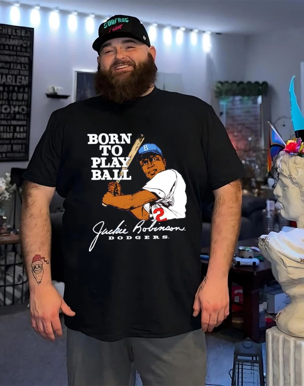 Brooklyn Dodgers Jackie Robinson Born To Play Ball signature shirt