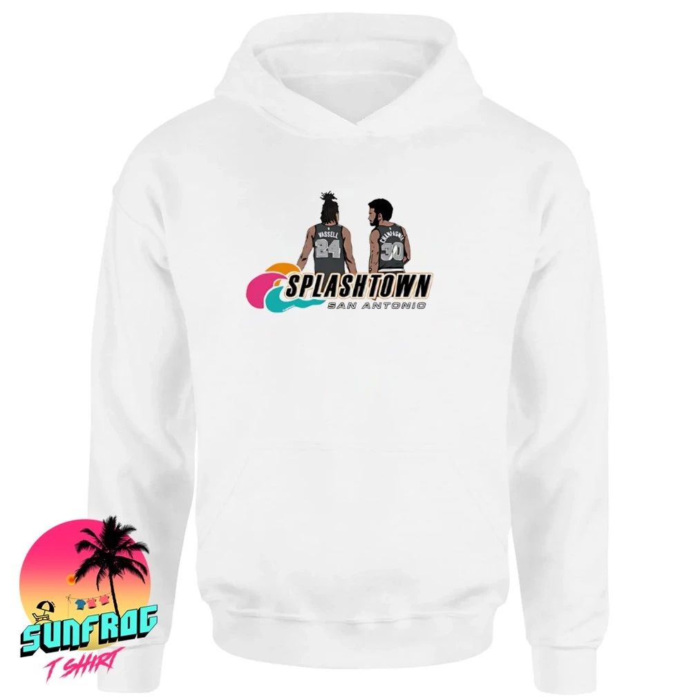 Devin Vassell And Julian Champagnie Splashtown San Antonio Spurs Shirt