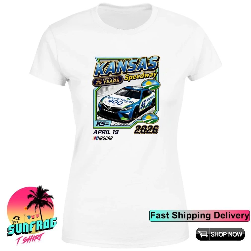 NASCAR Advent Health 400 Race Kansas Speedway 2026 shirt