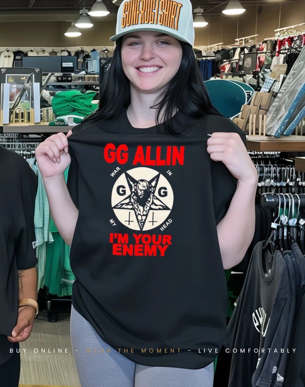 GG Allin war in my head I’m your enemy shirt