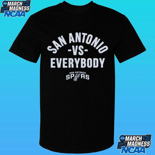 Zachsan Antonio Spurs Vs Everybody Logo Shirt