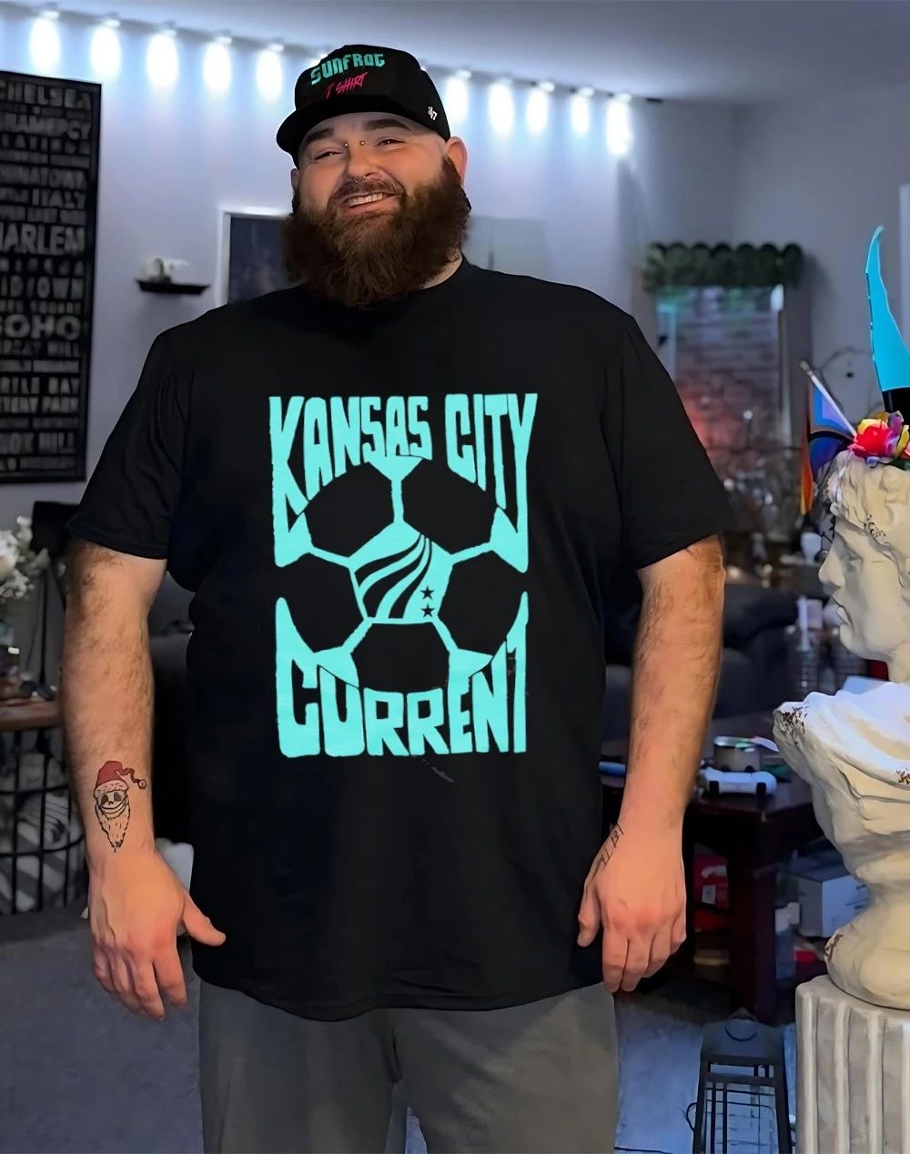 Kansas City soccer KC Current Soccer Ball shirt