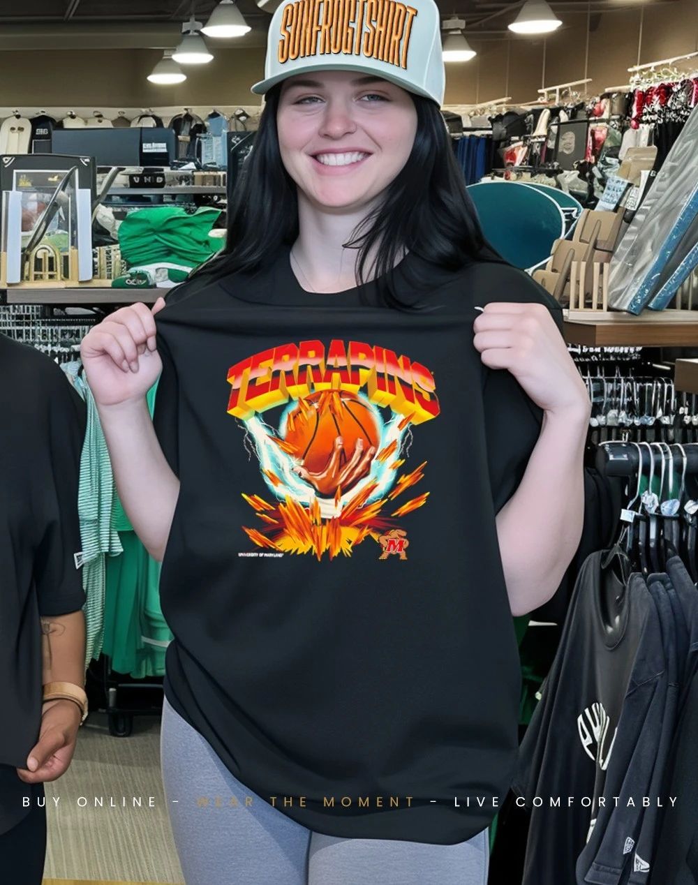 Saylor Poffenbarger Maryland Women’s Basketball NCAA Vintage Shersey shirt