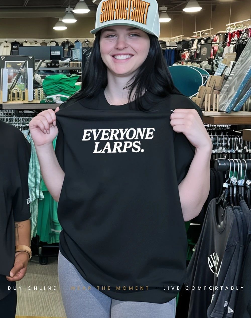 Everyone LARPS 2026 graphic shirt
