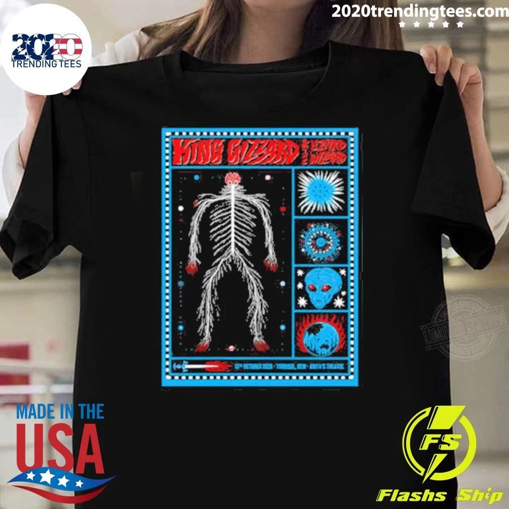 King Gizzard And The Lizard Wizard Thirroul NSW 2026 Event Poster At Anita Theatre On Shirt