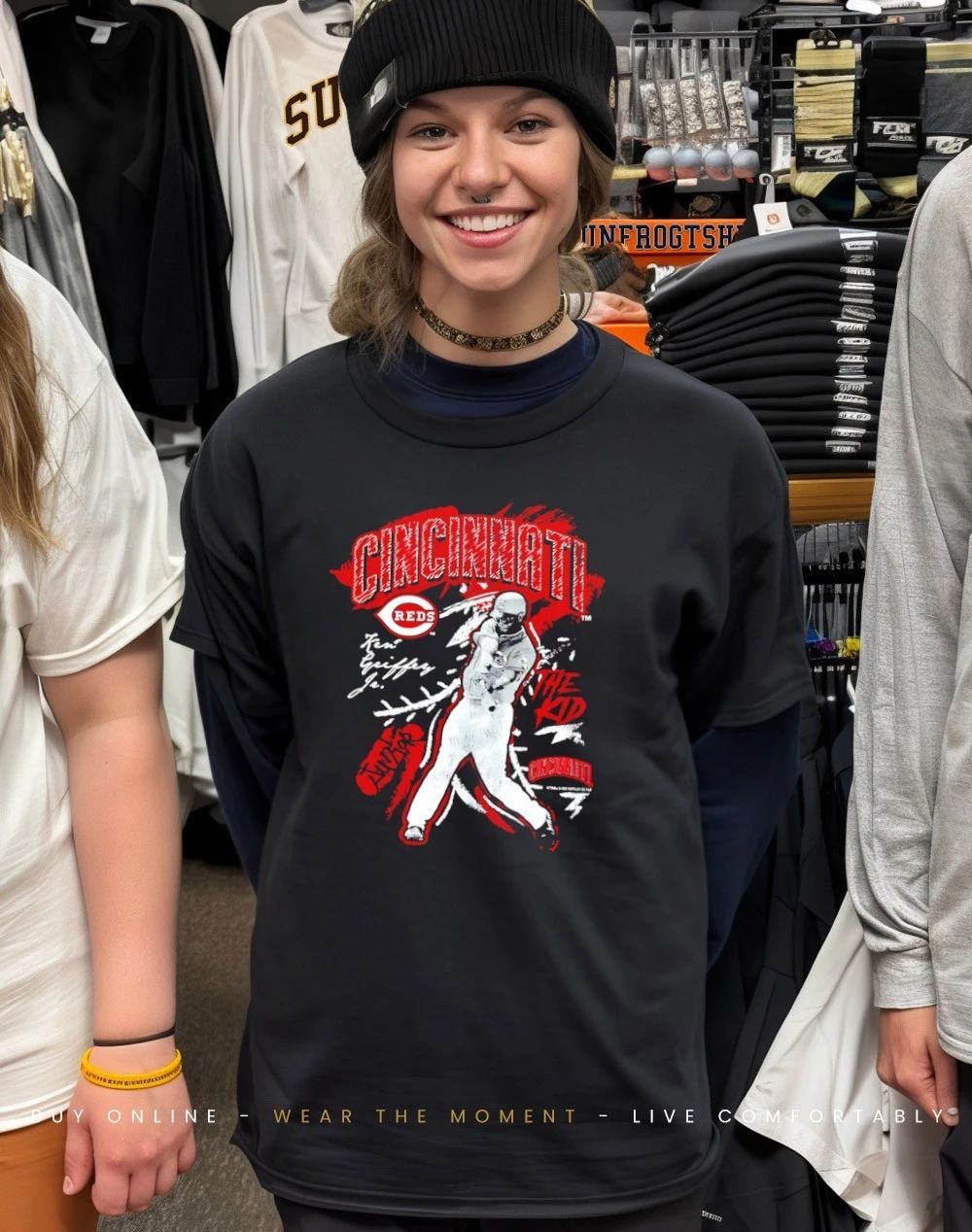 Ken Griffey Cincinnati Reds Chalked Up Player paint shirt
