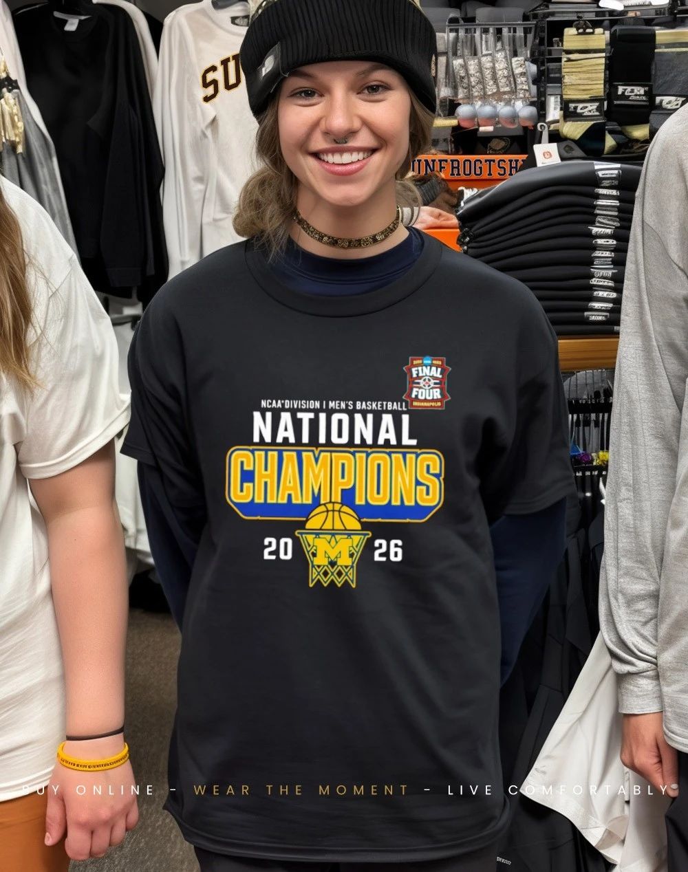 Michigan Basketball 2026 NCAA Divisionn I Men’s Basketball National Champions shirt