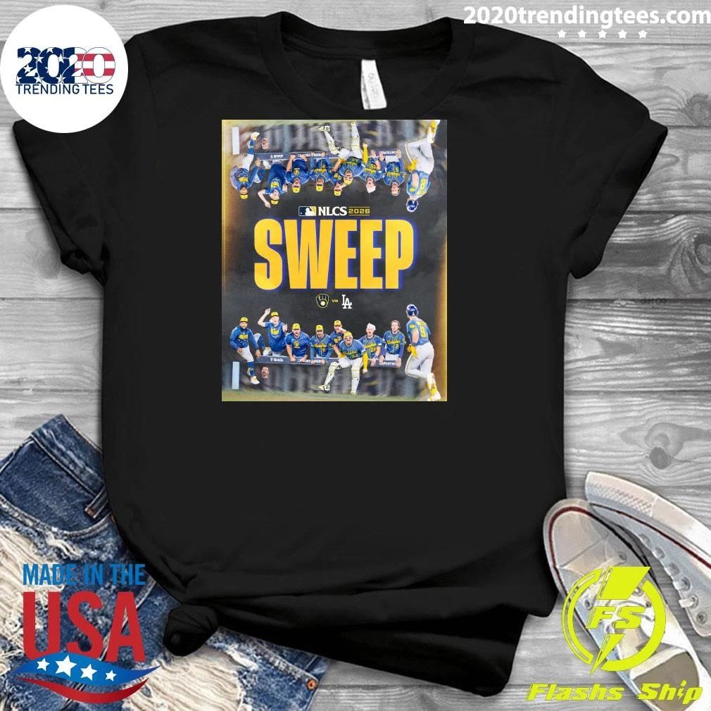 Milwaukee Brewers NLCS 2026 Sweep Victory Over Los Angeles Dodgers Baseball Playoffs Champions Shirt