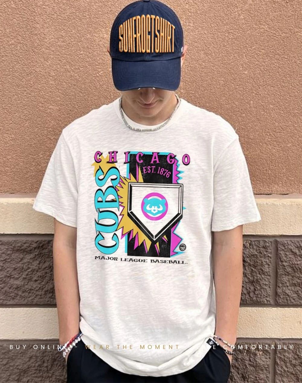Chicago Cubs MLB Cooperstown Neon Field Shock shirt