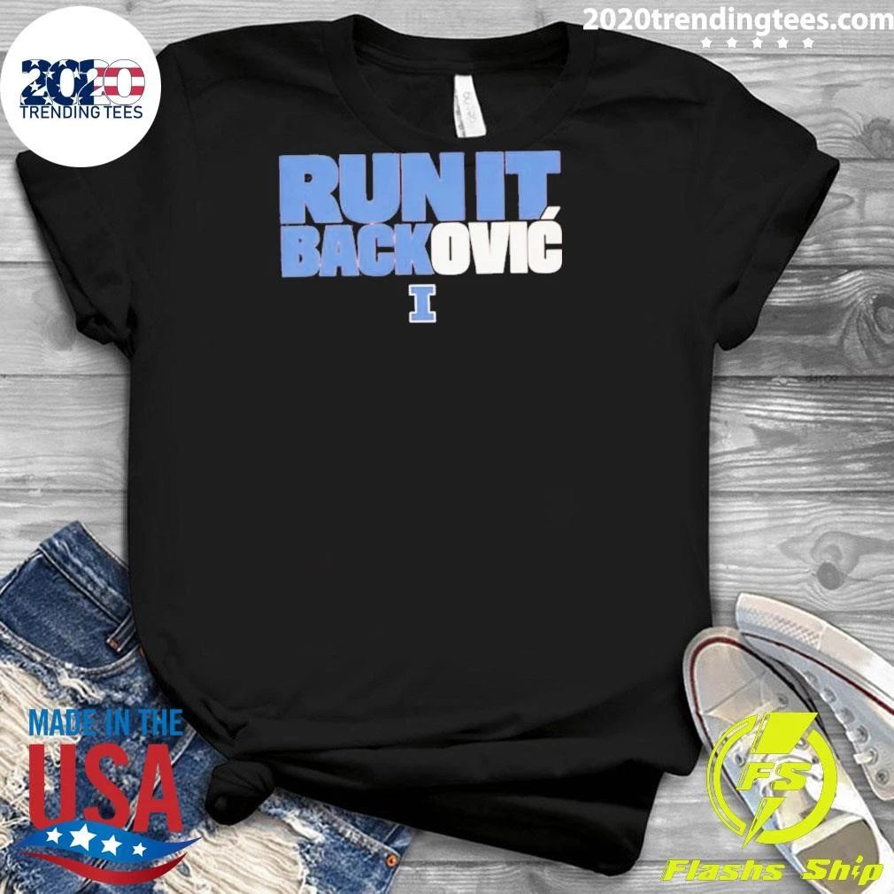 Andrej Stojakovic Illinois Fighting Illini Run It Backovic Shirt