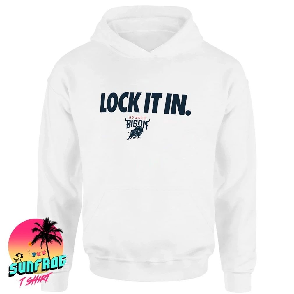 Howard Basketball Lock It In logo shirt