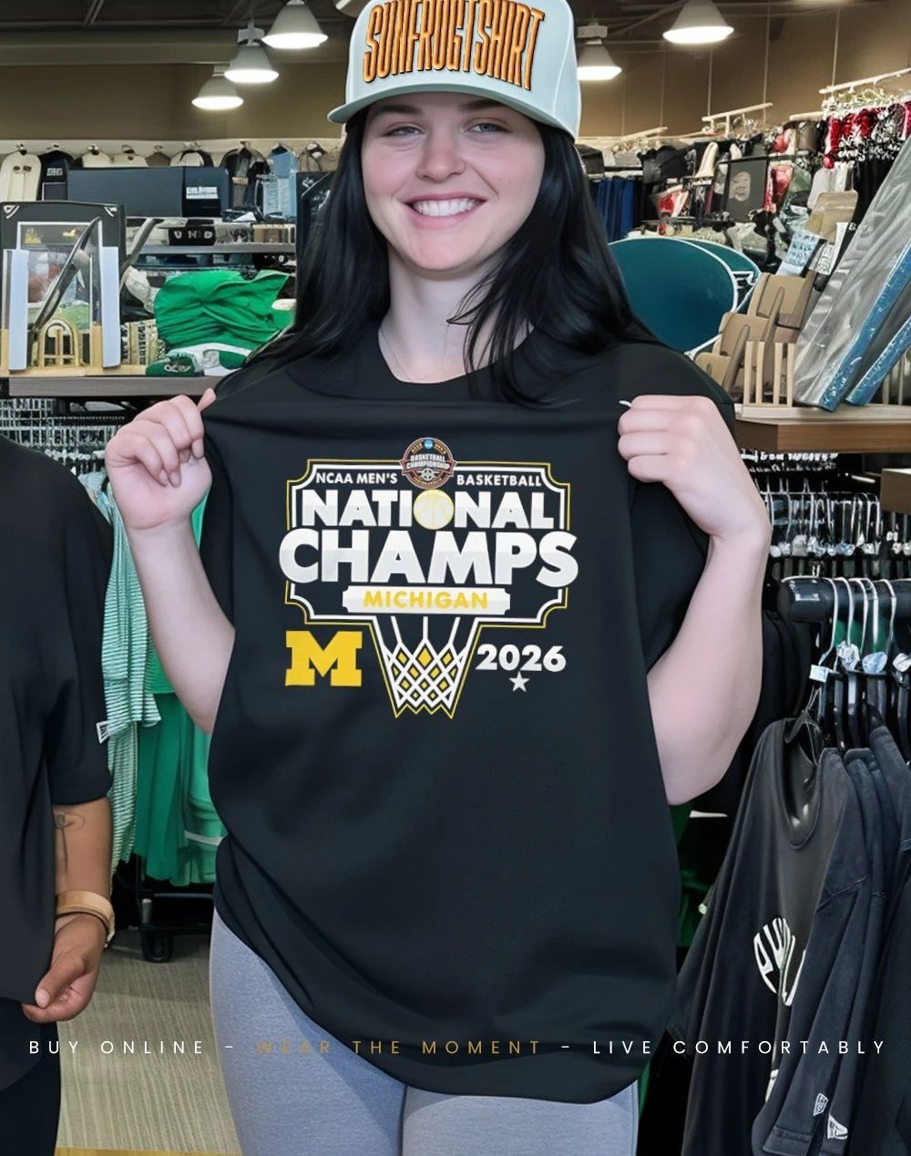 Michigan Wolverines 2026 NCAA Men’s Basketball National Champions T-Shirt
