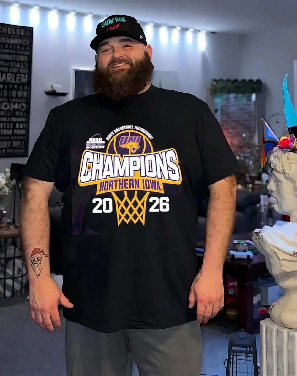 Northern Iowa Panthers 2026 MVC Men’s Basketball Tournament Champions classic shirt