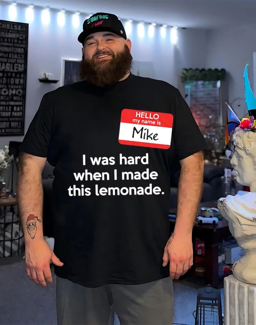 Hello my name is Mike I was hard when I made this lemonade shirt