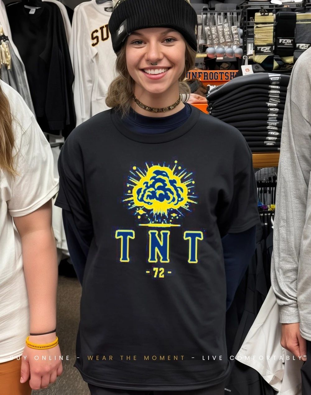 Buffalo Sabres TNT Tage Thompson front and back shirt