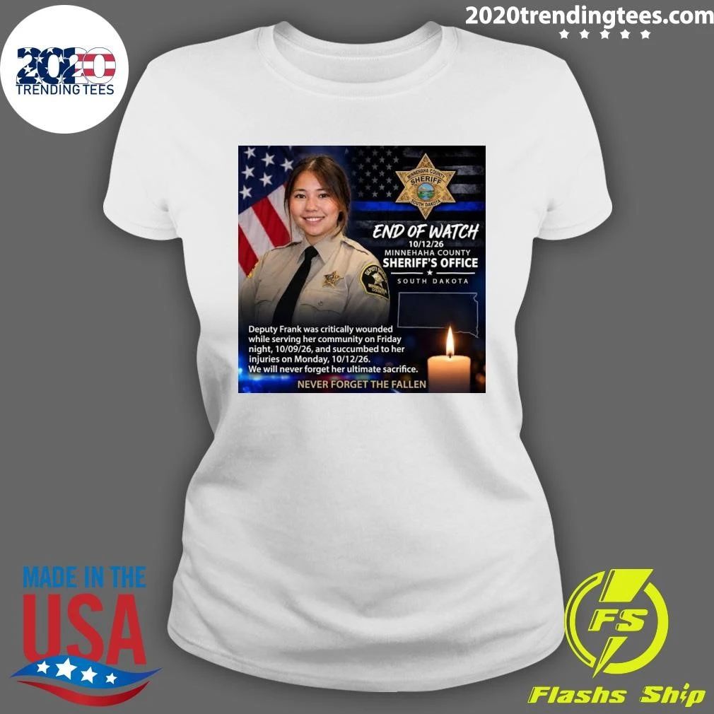 Minnehaha County, SD Sheriff’s Deputy Katherine Ann Frank died October 12, 2026 Shirt