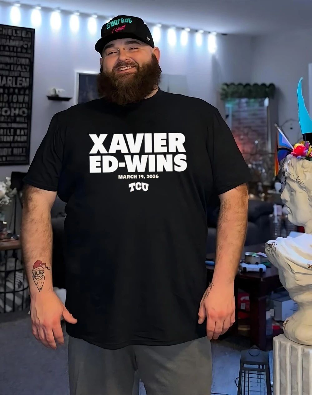 Xavier Edmonds TCU Horned Frogs Xavier Ed-Wins 2026 shirt