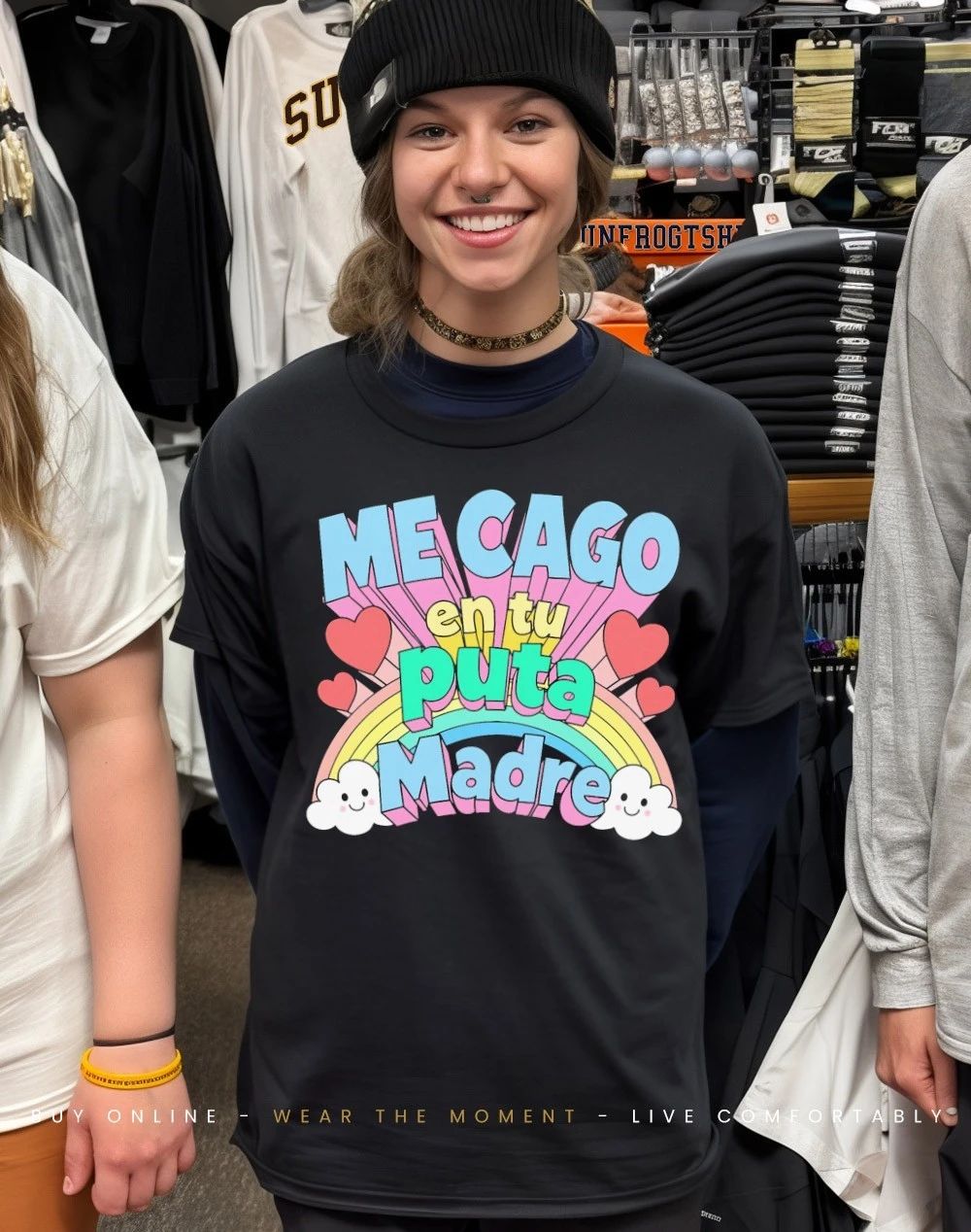 Me cago en tu puta madre I shit on your whore mother shirt