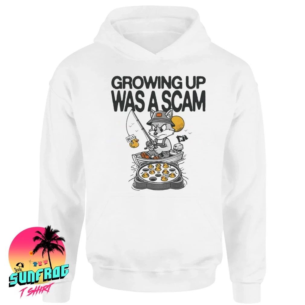 Fox fisherman tackle growing up was a scam shirt
