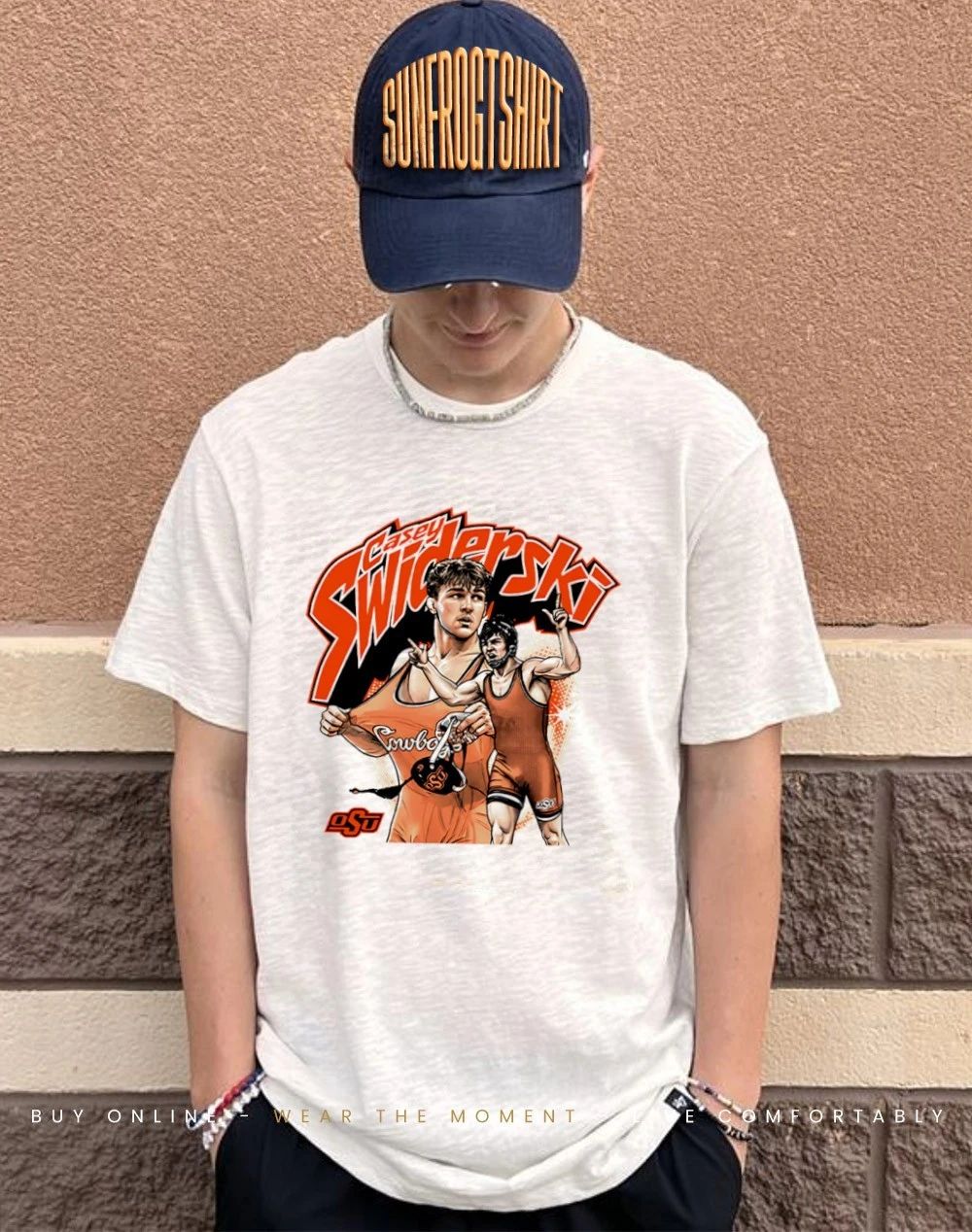 Casey Swiderski Oklahoma State Wrestling NCAA graphic shirt